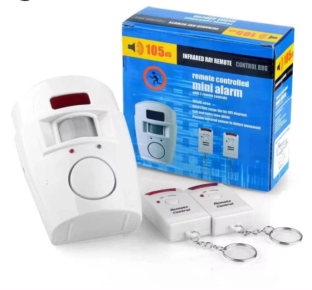 Wireless PIR Motion Sensor Alarm with 2 Remotes - Nic's Electronics