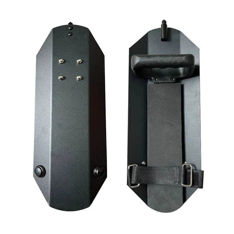 Nic's Electronics without thorns Self Defense Shield For Patrol Training Aluminium Alloy Riot Prevention Security Protection Portable Window Broken Universal