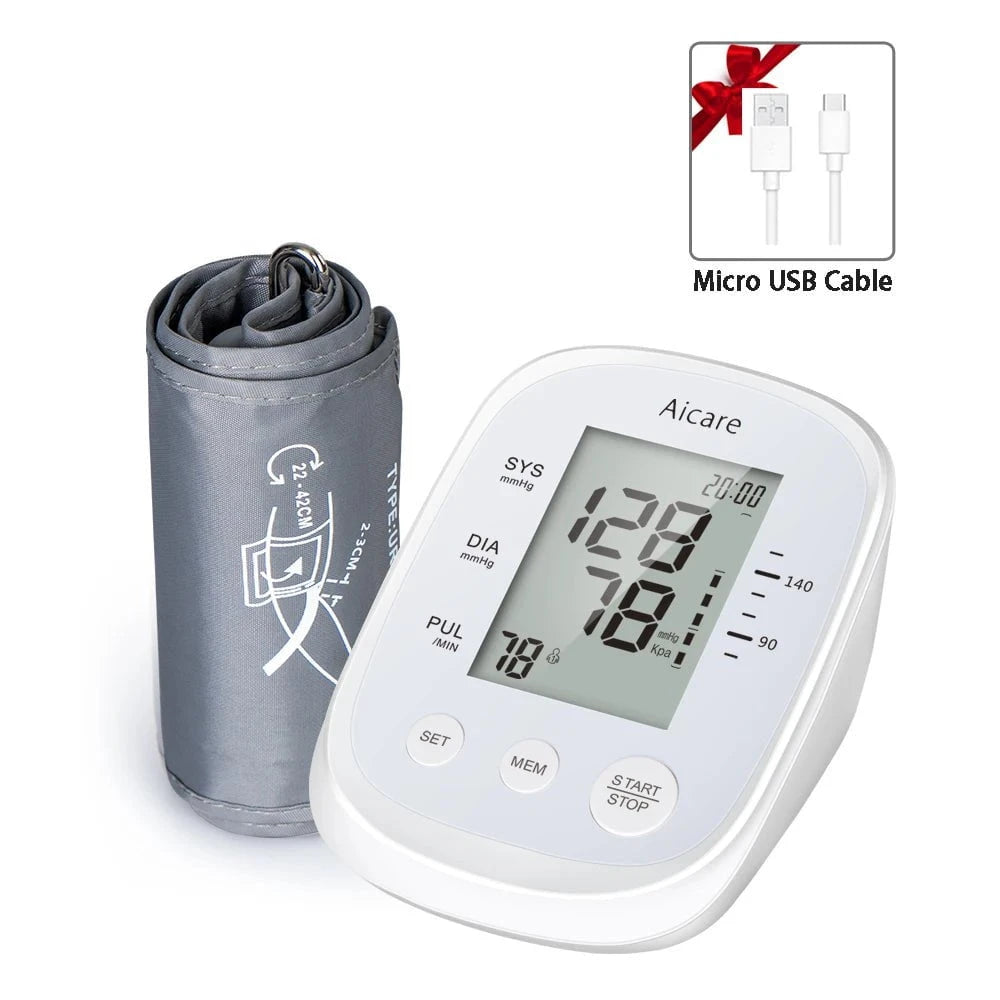 Nic's Electronics X5-White Digital Upper Arm Blood Pressure Monitor