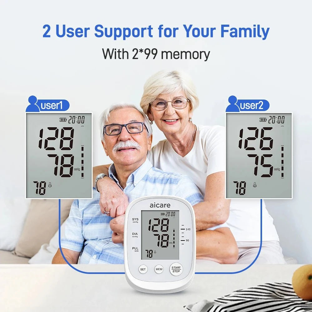 Nic's Electronics X5-White Digital Upper Arm Blood Pressure Monitor