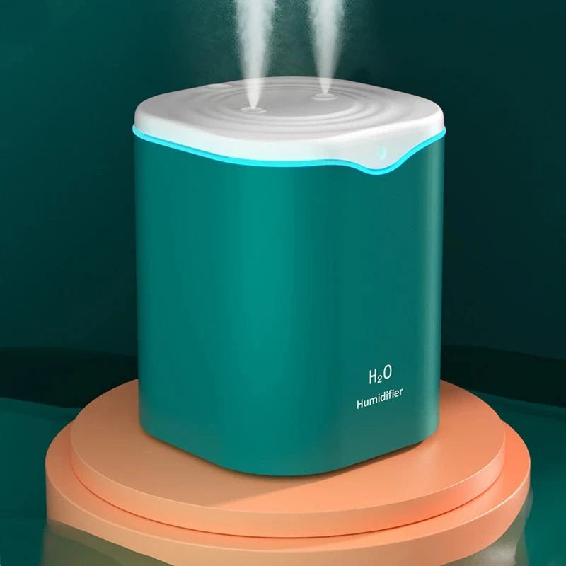 Nic's Electronics Xiaomi USB Air Humidifier Double Spray Port Essential Oil Aromatherapy Humificador Cool Mist Maker Fogger Purify For Car Home