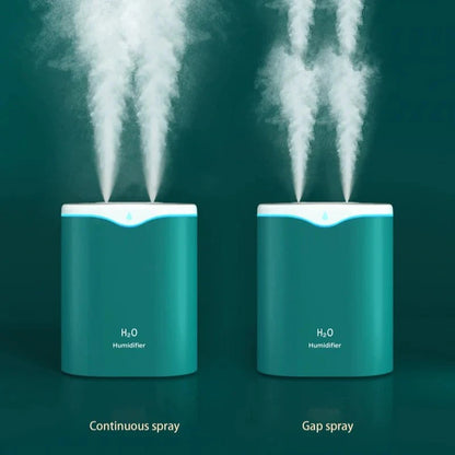 Nic's Electronics Xiaomi USB Air Humidifier Double Spray Port Essential Oil Aromatherapy Humificador Cool Mist Maker Fogger Purify For Car Home