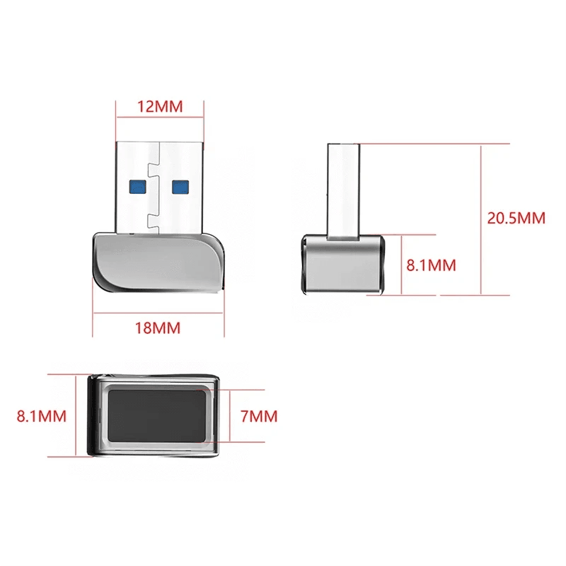 Y06A USB Fingerprint Reader for Windows Hello - Nic's Electronics