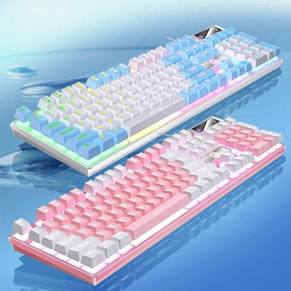 Nic's Electronics YINDIAO Keyboard Gaming Wired Laptop Desktops PC Computer Office Accessories Low Profile Gamer Keyboards With Numpad