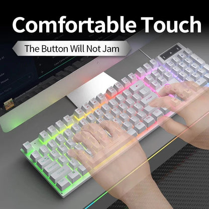 Nic's Electronics YINDIAO Keyboard Gaming Wired Laptop Desktops PC Computer Office Accessories Low Profile Gamer Keyboards With Numpad